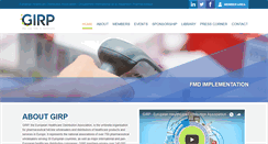 Desktop Screenshot of girp.eu